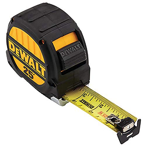 DEWALT DWHT33975L 25' Metal Impact Polyester Coated 1-1/4" Tape Rule