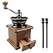Hantehon Macinacaffè manuale vintage macinacaffè portatile a manovella macinacaffè con 2 spazzole ideali per casa, ufficio e viaggi