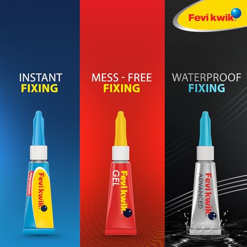 Image of Pidilite Fevikwik Precision 3g | All Purpose Instant Glue For Accurate Repair | Longer Nozzle And Flow Control Tube | Ideal For Metal, Rubber, Ceramic, Glass | Multipurpose Use