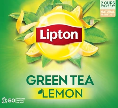 Lipton Green Tea Lemon 50 Envelope Teabags