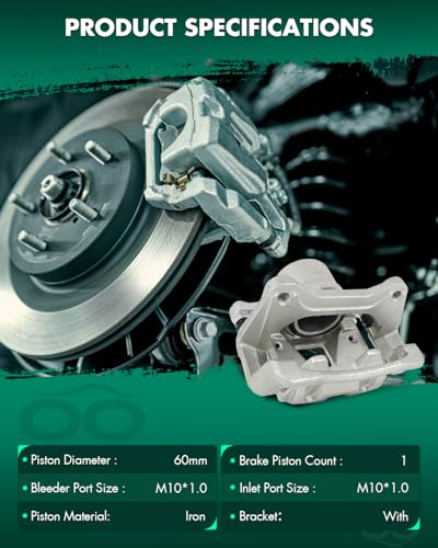 Image of SCITOO Front Left Brake Caliper With Bracket 19B6461S Compatible For Hyundai For Sonata 2012-2015 For Kia For Optima 2011-2016