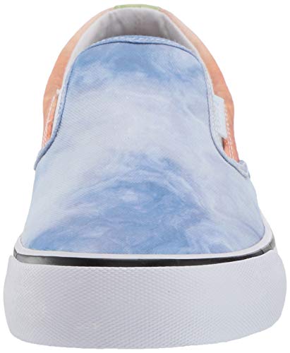 Lugz Mens Clipper 2 Classic Canvas Slip-on Fashion Sneaker, Blue/Multi/White, 9.52
