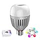 Aputure Accent B7C 7W RGBWW LED Smart Bulb, TLCI 96+ CRI 95+ 2000K-1,000K,CCT/HSI/FX Mode Sidus Link App Control Built-in Battery/AC Power via E26/E27 Socket