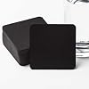 2.75" x 2.75" Square Black Blank Cards - Thick Card Stock Paper for Memo, Business, DIY Gift