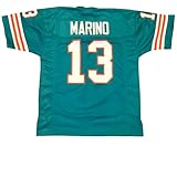 Generic Dan Marino Teal Jersey Stitched Custom Football New No Brand/Logos Youth Sizes (US, Alpha, Medium, Regular, Teal)