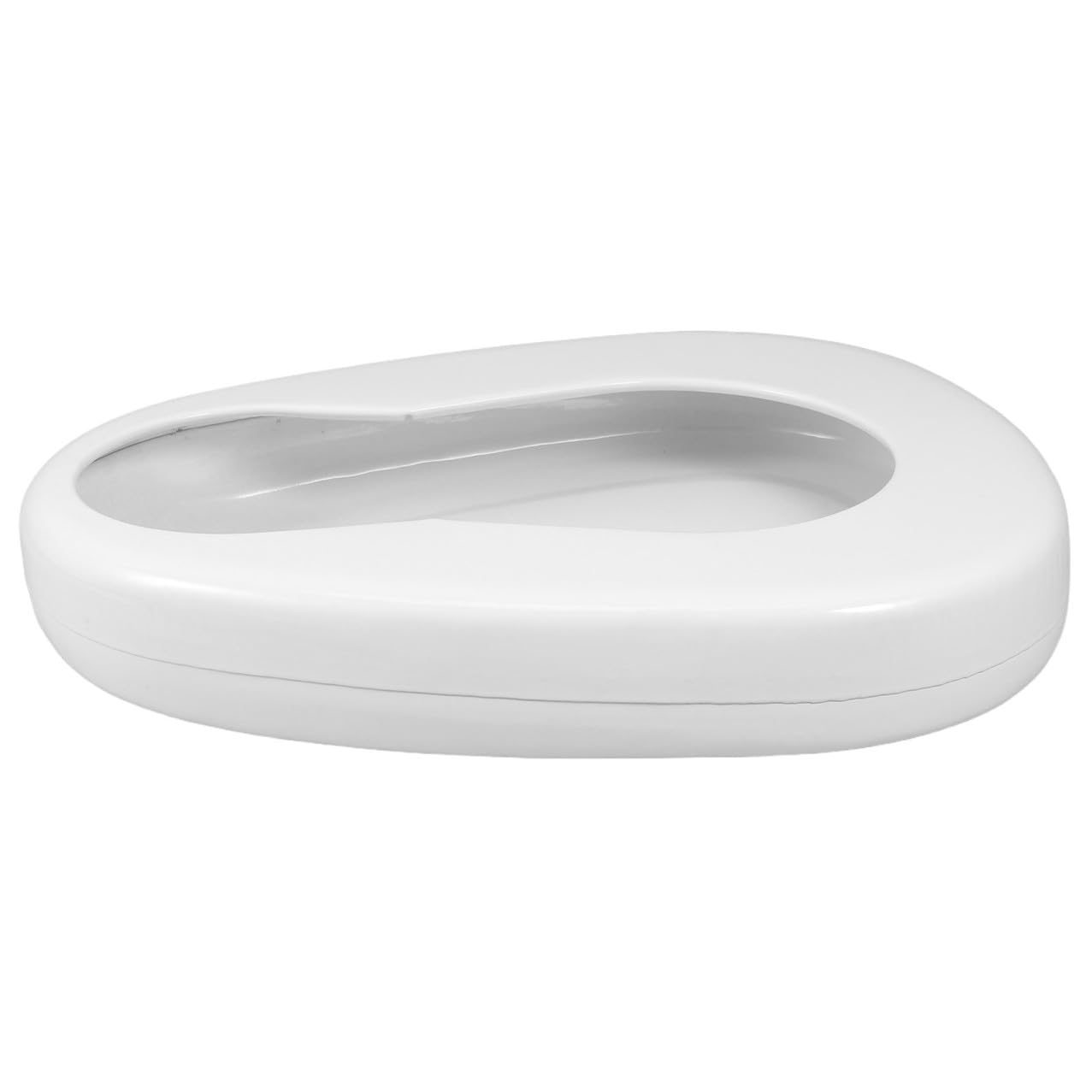 Padella da Design Antigoccia in Smalto Bianco per Anziani e a per Notturno per Pazienti Anziani