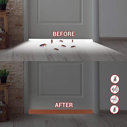 Door Sweep, Ohuhu Weather Stripping for Doors, Door Draft Stopper, Door Seal Strip, Door Insulator for Bottom of Doors Soundproof Wind Blocker, 39
