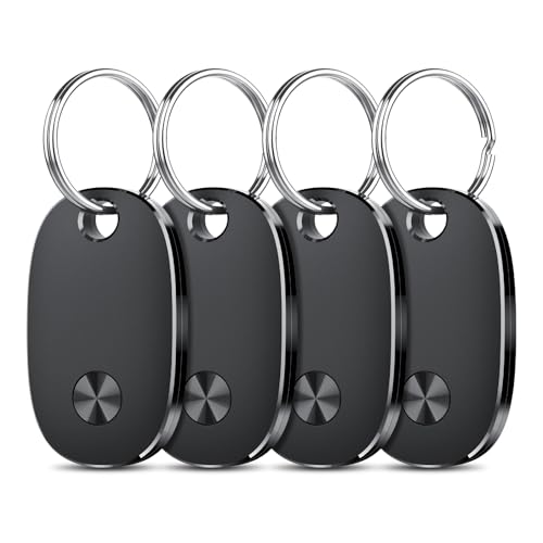 Tracker Tags-4 Pack, Bluetooth Tracker Works with Apple Find My A...