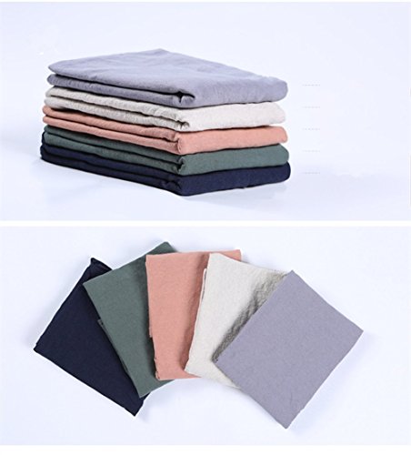 Kktech Chef Apron With Front Pockets, Japanese Style Apron, Unisex Bib Kitchen Apron, Soft Cotton Linen Apron, Perfect For Diy Project, Crafting, Cooking, Baking, Bbq (Strap H Style-, Orange) #TOP7