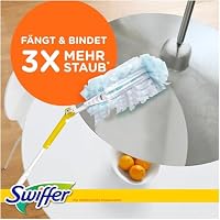 Swiffer Staubmagnet Nachfüllpackung, 25 Tücher (5×5) mit Febreze-Duft, Fängt Und Schließt 3-mal Mehr Staub Und Haare Ein Als Herkömmliche Staubwedel – Ansicht 3