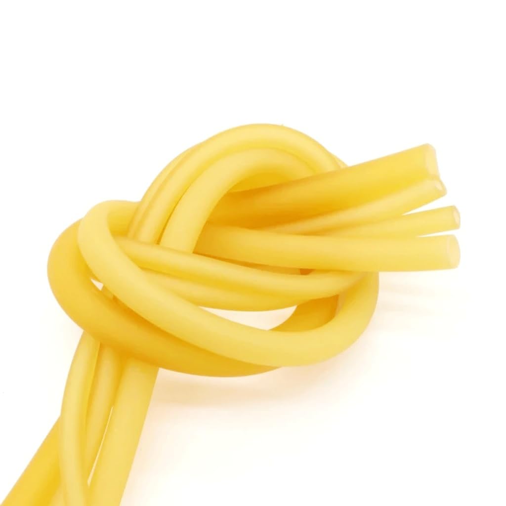 Silicone Tubing, Natural Latex Rubber Tubing Tube 10M Multiple Sizes Drain Valve Connections Plumbing Hoses(ID 2mm x OD 4mm)