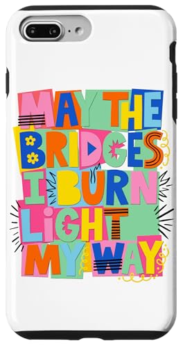 May The Bridges I Burn Light My Way 90s �|�b�v�A�[�g �X�}�z�P�[�X iPhone 7 Plus/8 Plus �p