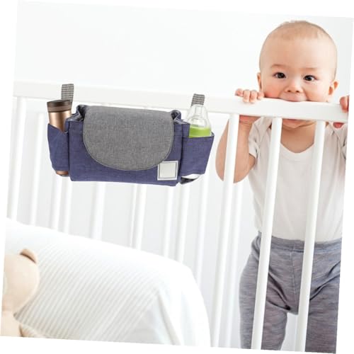 Bolso Organizador para Paseo con Cochecito Azul miniatura 6