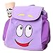 Bolsa de rescate de Dora Explorer Backpack con mapa, juguetes Prekindergarten Regalos púrpuras de Navidad