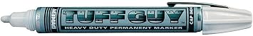 Dykem Tuff Guy 41758 White Medium Marking Pen - 44175 [PRICE is per EACH]