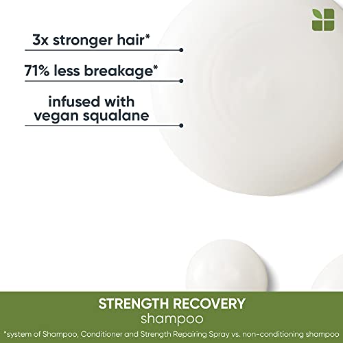 Biolage Strength Recovery Shampoo | Gently Cleanses & Reduces Breakage | For Damaged & Sensitized Hair Types | Vegan | Cruelty-Free | Valentines Day Gift For Her #TOP3
