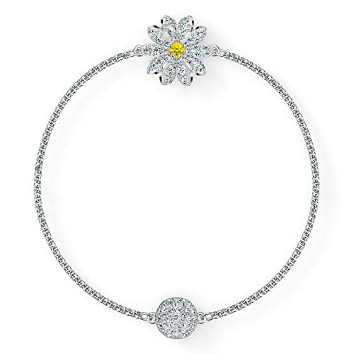 Preisvergleich Produktbild Swarovski Remix Collection Flower Strand, Weiss, rhodiniert