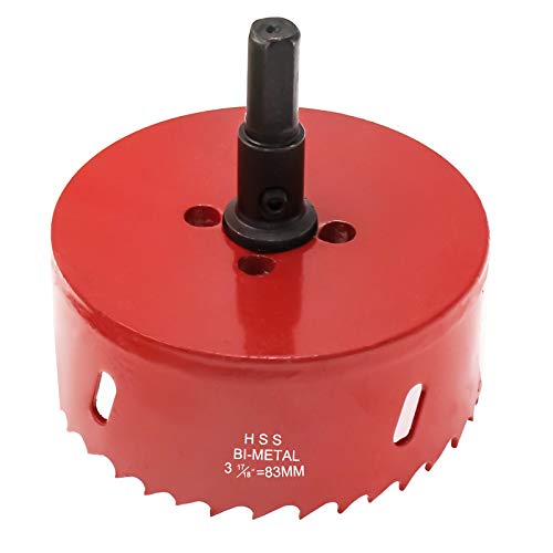 Image of Hordion Hole Saw Bi-Metal Saw Drilling Tool | with Twist Drill Bit & L Hex Wrench for Wood Plasterboard Plywood Plastic