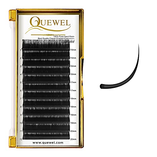 Eyelash Extension Classic Lash Extensions .15 C Curl MIX15-20mm Individual Lashes Extensions Professional Supplies .03/.05/.07/.10/.15/.18/.20 C/D Curl Single 9-25mm Mixed Tray (0.15 C MIX15-20mm)
