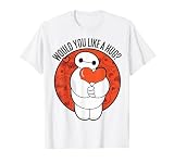 ディズニー ビッグヒーロー 6 バレンタインデー ベイマックス ハグ ハート ロゴ Tシャツ