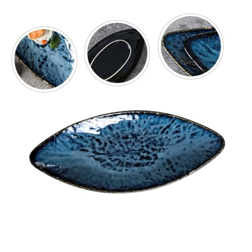 Plato grande japonés de cerámica Zerodeko para sushi miniatura 7