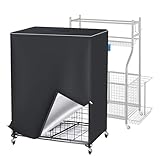 Garage Sports Equipment Organizer Cover, Ball Storage Rack Cover Outdoor, 600D Oxford, Waterproof & Dustproof, 38 "L x 18" W x 45 "H - Protecting Your Sports Equipment and Toys.(Cover Only)