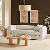 Modway Leif Performance Velvet Upholstered Sofa – 89 Inch Modern Tuxedo Sofa – Comfy 3 Seater Velvet Couch