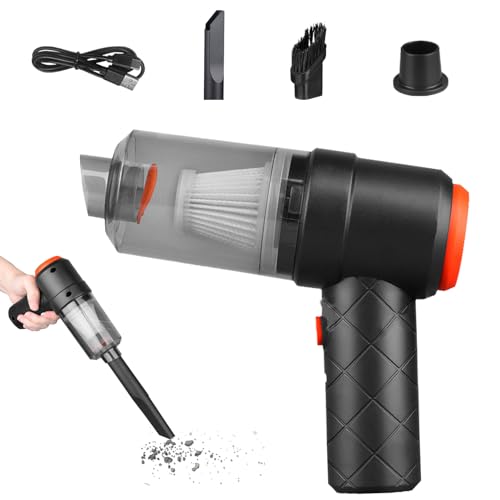 SOYDAN Aspirapolvere per auto - Aspirapolvere senza fili | Aspirapolvere senza fili ad alta potenza 4500PA-forte Aspirazione per auto, veicolo, casa, uffici, pavimenti, pulizia tappeto