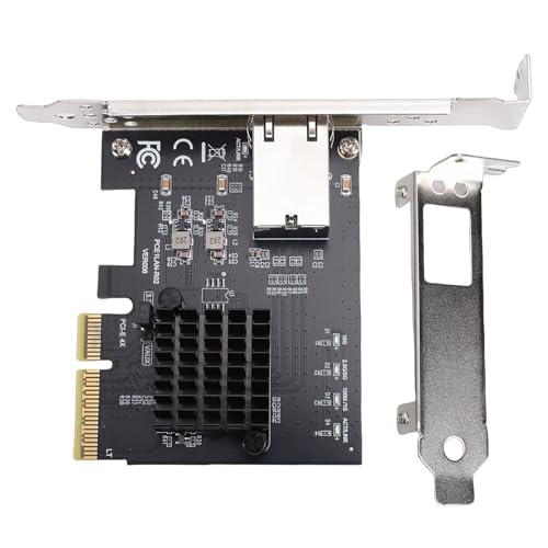 GOWENIC PCIe 4X Tarjeta de Red Gigabit, Adaptador Ethernet 10Gbps con Controlador RTL8127AT para Desktop Server PC NAS Windows 10 11 miniatura 1