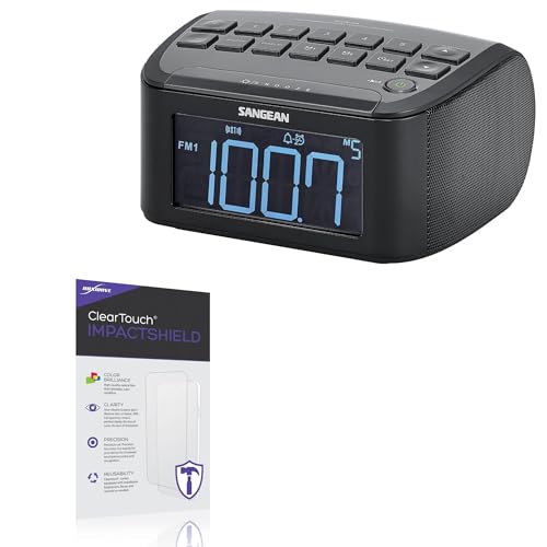 BoxWave Screen Protector Compatible With Sangean RCR-24 FCC - ClearTouch ImpactShield (2-Pack), Impenetrable Screen Protector Flexible Film