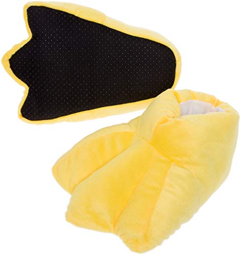 Funziez! Duck Feet Slippers - Plush Novelty Animal Costume House Shoes w/Comfort Foam2
