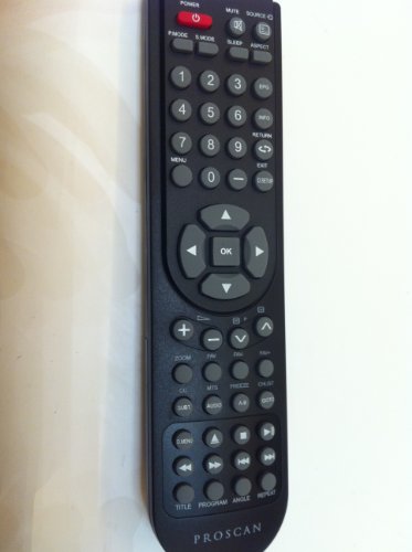 PROSCAN Combo REMOTE for PLED1526A-C PLEDV2213A-B PLEDV1520A Combo DVD+TV Remote
