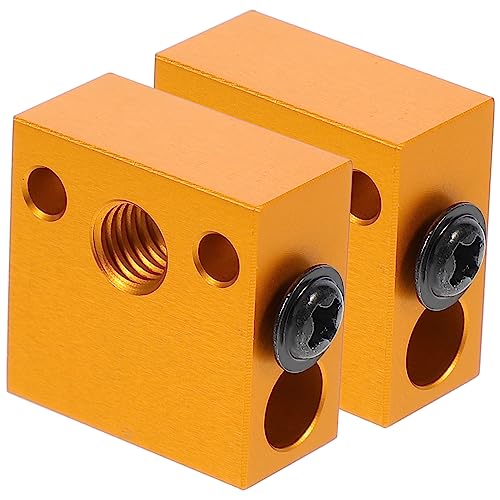 2Pcs Aluminum Alloy Heater Block for Ender-3 Printers