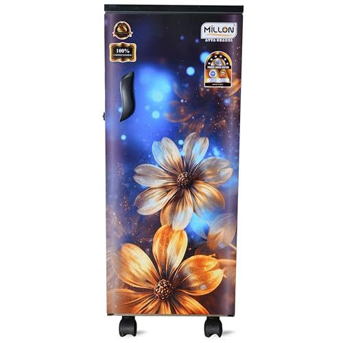 Image of Fully Automatic Flour Mill for Home | Ghar Ghanti | Multi-Grain Grinding (Wheat, Rice, Dal & Spices) | Energy Efficient Motor | Compact Design | Accessories Included | Blue Flower