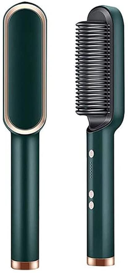 LEKORED Hair Straightener Comb Brush for Women, Hair Styler Brush Hair Straightening Iron, Straightener Machine PTC Heating Electric Comb Hair Straightener with 5 Temperature-image-43