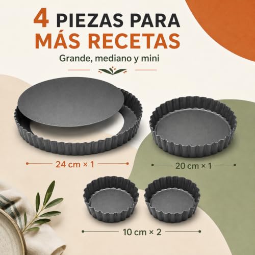 Recopilación de Moldes para tartas y bizcochos . 3 Moldes para tartas y bizcochos marca ISTENTINFY (2)
