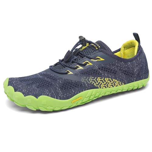 Image of SAGUARO Womens Mens Barefoot Shoes Minimalist Trail Runner Wide Toe Box Zero Drop Outdoor Cross Training Shoe