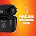 Skullcandy Indy Fuel in-Ear Wireless Earbuds, Wireless Charging, 30 Hr Battery, Microphone, Works with iPhone Android and Bluetooth Devices - Black