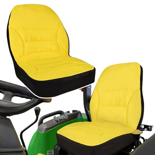 LP95233 Waterproof Seat Cover Cushioned with Oxford 300D Fabric Compatible with John Deere Compact Utility Tractor Seat Cover Back Up to 18 High Compatible with 3E/3RSeries 4M Series 1023E Tractor