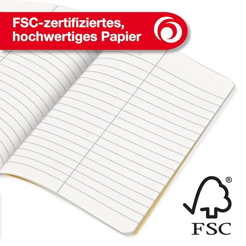 Herlitz Vokabelheft A5, Lineatur 53, 32 Blatt, 5 Stück – Ansicht 6