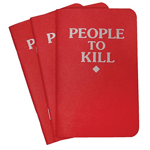 "People to Kill" Memo Books in Red (3 Pack) by Violent Little Machine