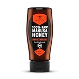 Nate's Raw Manuka Honey Neuseeland MGO 512+ | UMF-zertifiziert 15+ | 375 ml Quetschflasche