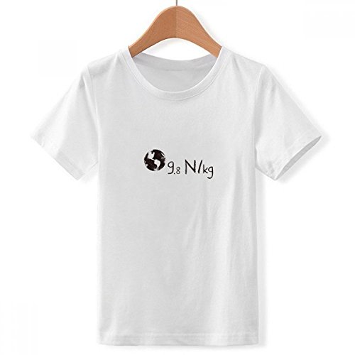 T-shirt accélération de la pesanteur blanc : le style idéal pour le collège