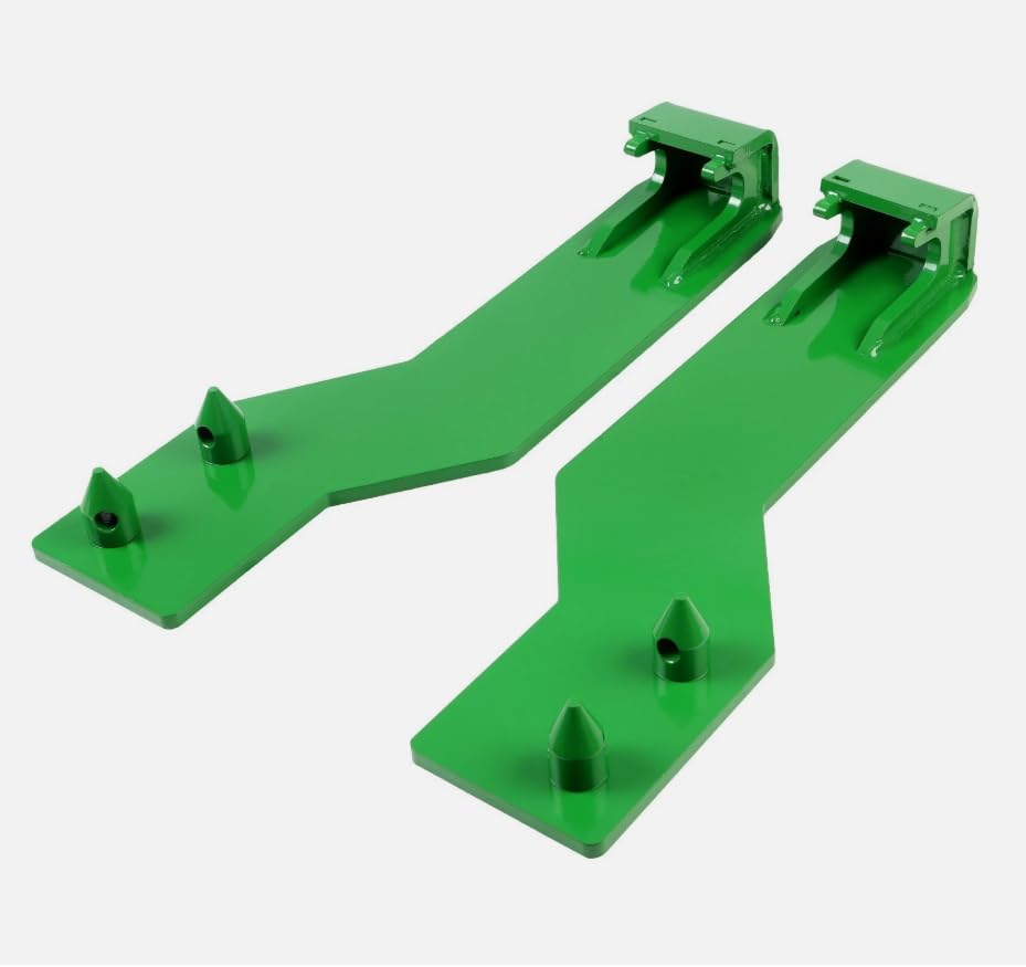 Tractor Loader Quick Tach Weld On Mounting Brackets, Replacement for John Deere OEM