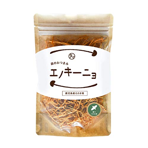 タマチャンショップ 森のおつまみ！エノキーニョ 50g (香りバジル味)のサムネイル