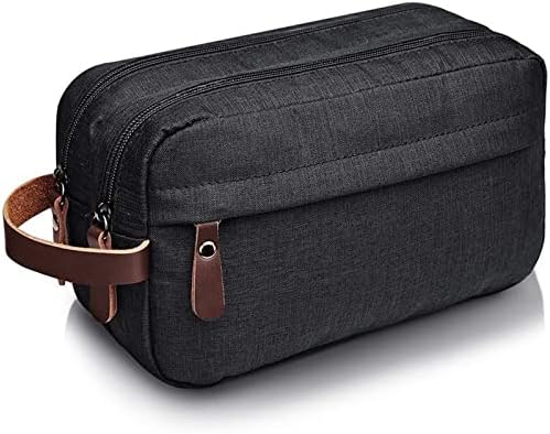 Toiletry Bag for Men, Travel Toiletry Bag Organizer Dopp Kit, Men's Travel Toiletry Bag, Travel Shaving BagBlack