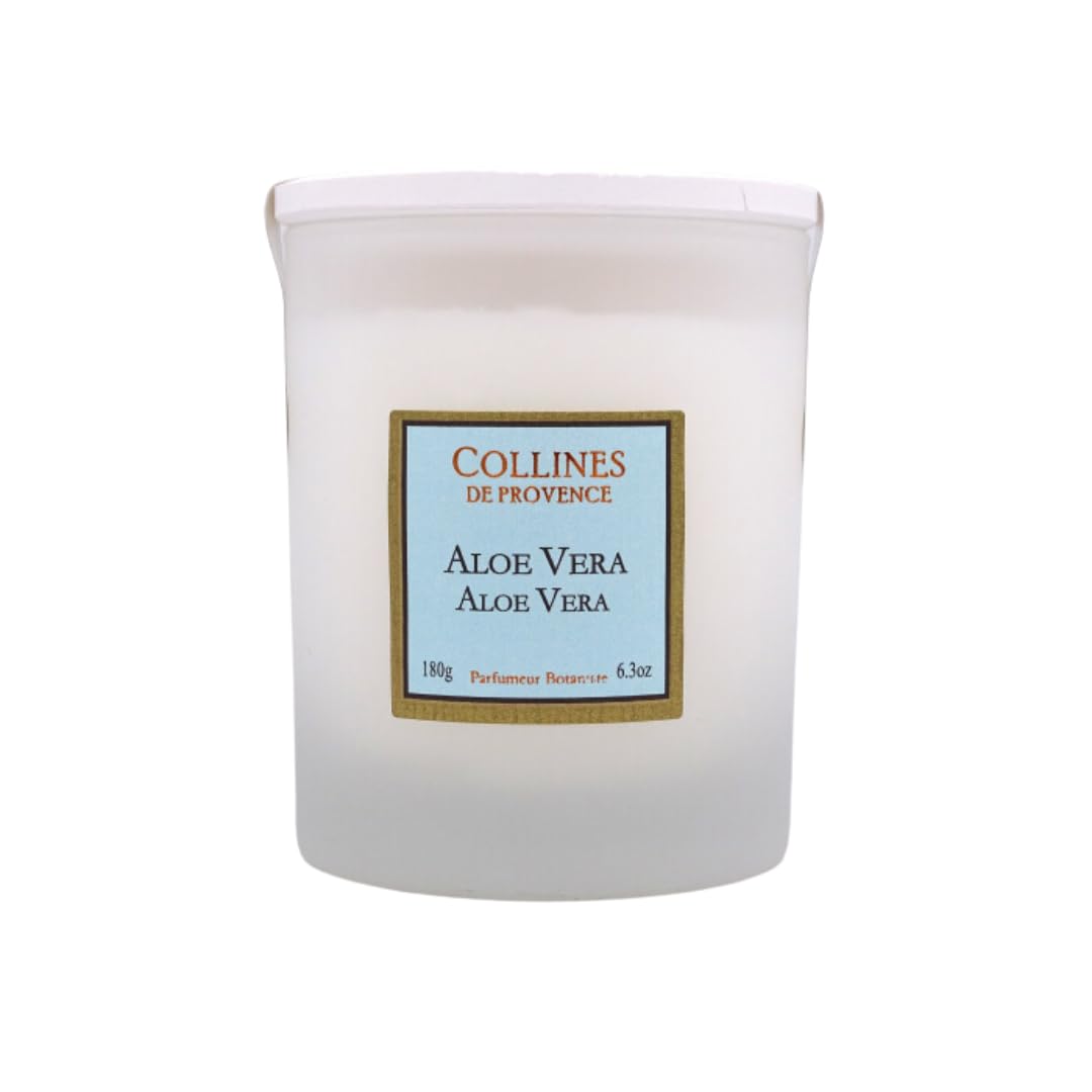 Collines de ProvenceCandle 180 g - Aloe Vera
