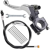 Stylemafia 7/8' Handlebar Left Clutch Lever and 39' Clutch Cable with Adjuster Compatible with 50cc 70cc 90cc 110 cc 125cc SSR Apollo Tao Tao Dirt Pit Bikes