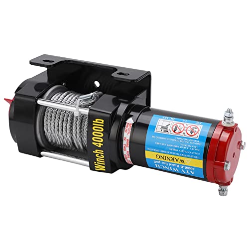 Winche eléctrico Semme Duty 4000LB 12V con control remoto miniatura 4