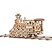 Wood Trick Wooden Toy Train Set with Railway - 34x7″ - Locomotive Train Toy Mechanical Model Kit - 3D Wooden Puzzles for Adults to Build - Engineering DIY Models for Adults to Build